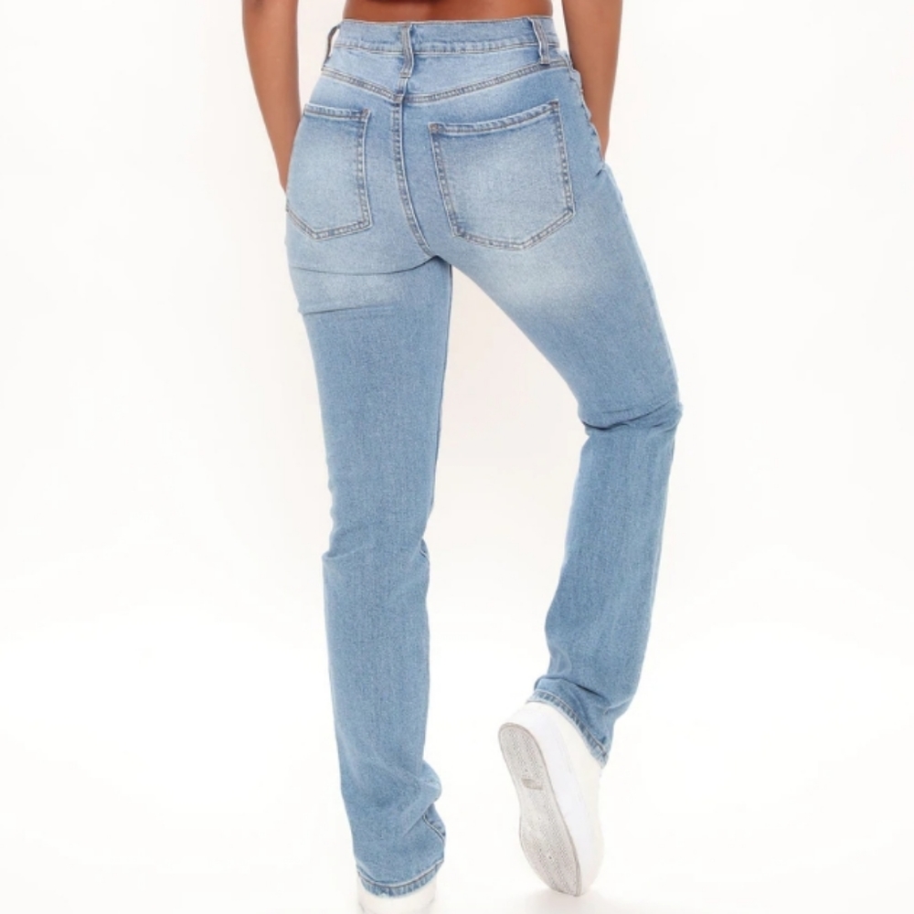 Slim Straight Leg Jeans Plus Size - 90s